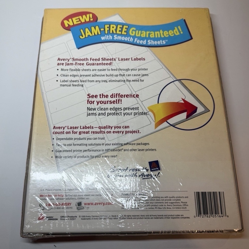 White Shipping Labels for Inkjet/Laser - Picture 4 of 4